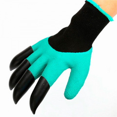 Садовые перчатки Garden Glove 4505 One Size 24х12 см Зеленый (SK001584) Весёлое
