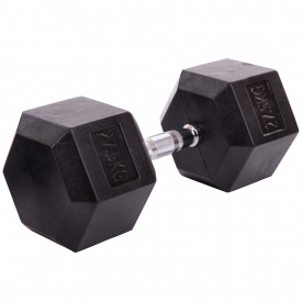 Гантель цельная шестигранная SP-Planeta LN-1205-27_5 27,5кг 1шт