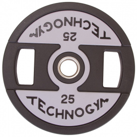 Блины диски полиуретановые TECHNOGYM TG-1837-25 25кг Черный