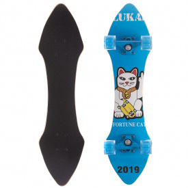 Лонгборд Лонгдистанс скейтборд в сборе LUKAI SK-1249-3 синий
