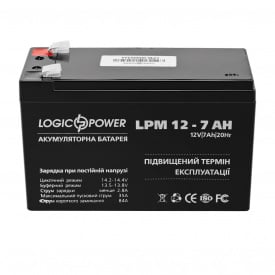 Аккумулятор свинцово-кислотный LogicPower AGM LPM 12 - 7.0 AH
