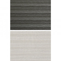 Жалюзі Плісе Дует Walnut/Plain Transparent антрацит білий 600х1500х2050 мм Бучач