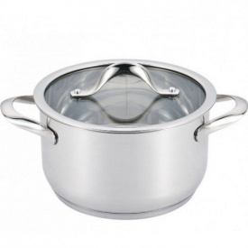 Кастрюля из нержавеющей стали d-16 см 1,6 л Lessner 55877-16