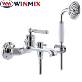 Змішувач для ванни короткий нос Winmix Premium Vintage Euro (Chr-009), Польща