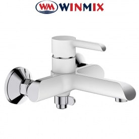 Змішувач для ванни короткий ніс Winmix Premium EDEM WHITE (Chr-009), Польща