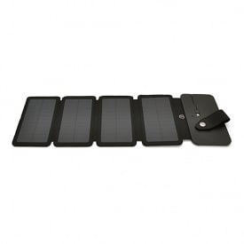 Сонячна панель Solar panel 4 Foldings, built-in microUSB cable, Output: 5/1 А(USB), plastic, Black, Corton box