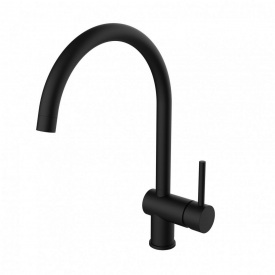 Смеситель для мойки Paffoni Light, черный матовый (LIG280NO)