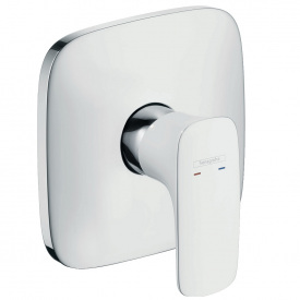 Смеситель для душа Hansgrohe PuraVida скрытый монтаж, белый/хром (15665400)