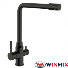 Фото - Смеситель для кухни Ухо под осмос черный WINMIX Sus Black 021 (Chr-021), Польша (нержавеющая сталь) Смеситель для кухни Ухо под осмос черный WINMIX Sus Black 021 (Chr-021), Польша (нержавеющая сталь)
