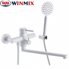 Смеситель для ванны длинный нос WINMIX Sus White EURO (Chr-006), Польша (нержавеющая сталь)