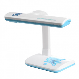 Настольная лампа с часами для детской Brille 11W TP-006 Синий