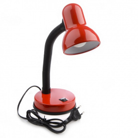 Настольная лампа в современном стиле для школьника Brille 60W MTL-25 Черный