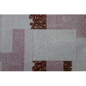 Обои на бумажной основе влагостойкие Шарм 106-05 Кофе сливовые (0,53х10м.)