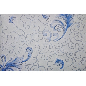 Обои на бумажной основе простые Шарм 119-04 Терна голубые (0,53х10м.)