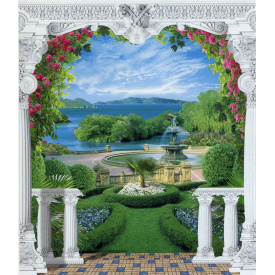 Фотообои Арт-Декор Царский сад 201х242