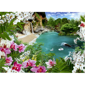 Фотообои Арт-Декор Танго втроем 134х194