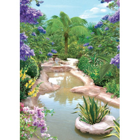 Фотообои Ника Восточный сад 140х196