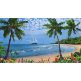 Фотообои Арт-Декор Таинственный остров 194х335