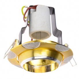 Поворотный точечный светильник Brille 60W RO-50 Латунь 161257