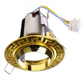 Поворотный точечный светильник Brille 60W RO-50 Латунь 161305