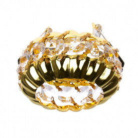 Декоративный точечный светильник Brille HDL-G203 Золотистый L13-065