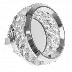 Декоративный точечный светильник Brille 40W HDL-G244 Хром 36-147