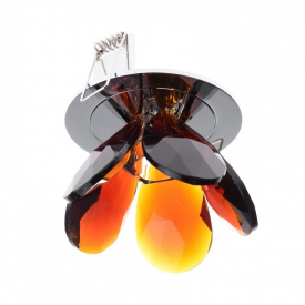 Декоративный точечный светильник Brille 20W HDL-G40 Коричневый 162223