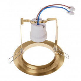 Точечный светильник Brille 60W Ring 80 Латунь 161108