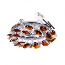 Декоративный точечный светильник Brille HDL-G196 Коричневый L13-052