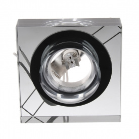 Декоративный точечный светильник Brille 20W HDL-G145 Черный 164107