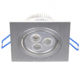 Точечный светильник Brille 3W LED-108 Серебристый 176491