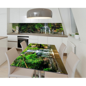 Наклейка 3Д вінілова на стіл Zatarga «Пісня води» 650х1200 мм (Z184361/1st)