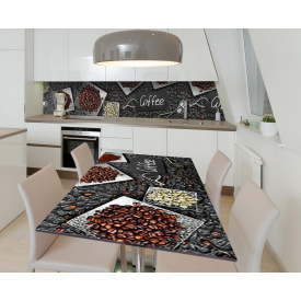 Наклейка 3Д виниловая на стол Zatarga «Дегустатор кофе» 650х1200 мм (Z183416/1st)