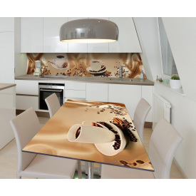 Наклейка вінілова на стіл Zatarga  "Кава з корицею" 600х1200 мм