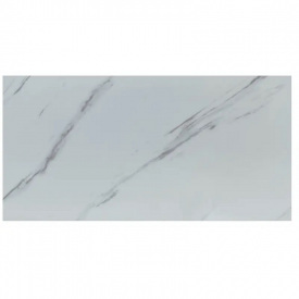 Самоклеящаяся виниловая плитка 3D Loft белый мрамор 600*300*1,5мм (СВП-111-глянец)