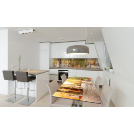 Наклейка вінілова на стіл Zatarga «Алея Прованс» 600х1200 мм Z180770st