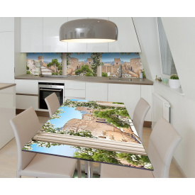 Наклейка виниловая на стол Zatarga "Замок в Пустыне" 600х1200 мм