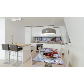 Наклейка вінілова на стіл Zatarga «Крижана Вишня» 600х1200 мм Z180383st