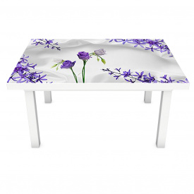 Наклейка вінілова на стіл Zatarga  "Шовк та Квіти" 600х1200 мм (Z181312st)