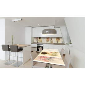 Наклейка вінілова на стіл Zatarga «Вінтажні Картини» 650х1200 мм Z180408/1st