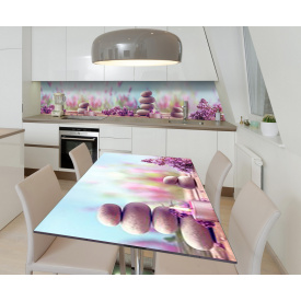 Наклейка вінілова на стіл Zatarga  "Пейзаж 3Д" 650х1200 мм