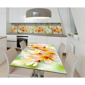 Наклейка вінілова на стіл Zatarga  "Гавайські Леї" 600х1200 мм Z181730st