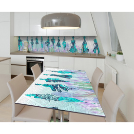 Наклейка вінілова на стіл Zatarga  "Мода 02" 600х1200 мм