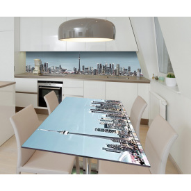 Наклейка вінілова на стіл Zatarga  "Мегаполіс" 650х1200 мм