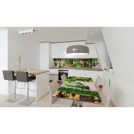 Наклейка вінілова на стіл Zatarga «Зелений Прованс» 600х1200 мм Z180858st