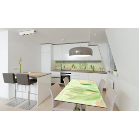 Наклейка вінілова на стіл Zatarga «Зелені Тюльпани» 650х1200 мм Z180718/1st