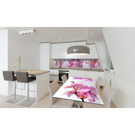 Наклейка вінілова на стіл Zatarga «Орхідея Сакраменто» 600х1200 мм Z180542st