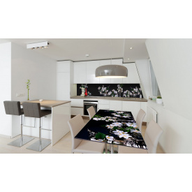 Наклейка вінілова на стіл Zatarga «Пишні букети» 600х1200 мм Z180603st