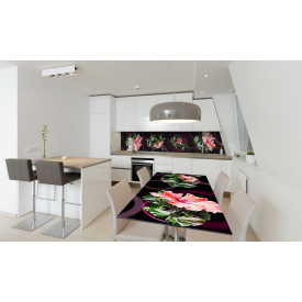 Наклейка вінілова на стіл Zatarga «Гібіскус» 600х1200 мм Z180801st