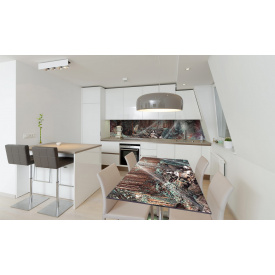 Наклейка вінілова на стіл Zatarga «Ліс Сонячні промені» 650х1200 мм Z180371/1st